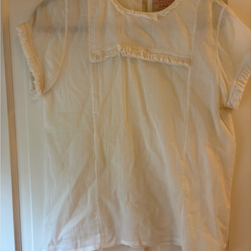 Cream Rungolee XS Airy Blouse Top